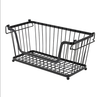 Metal Wire Vegetable Fruit Storage Kitchen Toilet Stackable Caddy Basket Rack
