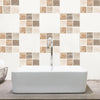 18/90pcs Kitchen Bathroom Mosaic Tile Stickers Self-Adhesive Waterproof Decal