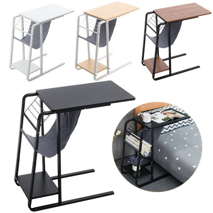 Portable Mobile Sofa Bed Side Computer Desk Laptop Coffee Table Reading &Writing