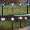 4Pack Solar Powered Garden Lights Outdoor Path Lanterns LED Stake Lamps Pathway