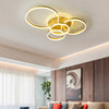 Modern Round 3/5 Ring LED Ceiling Light Pendant Lamp Chandelier Lights Bedroom