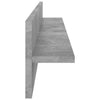 Wall Shelves 2 pcs Concrete Grey 80x11.5x18 cm Chipboard Living Room Hot Sale