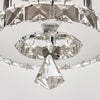 LED Ceiling Lamp Luxury Crystal Chandelier Remote Dimmable Living Room Kitchen