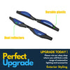 4 PACK UNIVERSAL BLUE CAR DOOR DOOR EDGE GUARD SHIELD PROTECTORS REFLECTORS