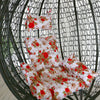 Hanging Swing Rattan Chair Patio Garden Egg Chair With Cushion Indoor Outdoor