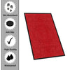 Plain Barrier Mat Runner Heavy Duty Door Mat Entrance Dirt Trapper Anti Slip New