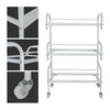 Trolley Shelves 3-layer beauty frame Toughened Glass Shelves Hair Beauty Salon