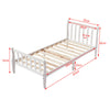 Solid Wooden Frame 3FT Solid Pine Slatted Bed Base for Adults Kids Teenagers NEW