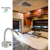 UK 1/2*USB LED Spot Reading Light Touch Switch Camper Caravan Boat Interior Lamp