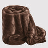 Fleece Blanket Large Sofa Throw Soft Warm Faux Fur Mink Double & King Size