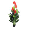 185cm Tall Artificial Canna Tree In Pot Realistic Fake Plant Garden Office Decor