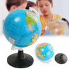 Roating World Globe Earth Map w/ Stand Geography Kids Children Toy Gif