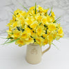 ARTIFICIAL SILK FLOWERS SMALL DAFFODIL BUNCH Wedding Home Outdoor