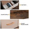 Chest of Drawers 5-Drawer Dresser Fabric Storage Cabinet 3-Tier Organizer Unit