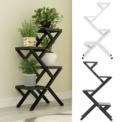 4 Tier Plant Flower Pot Stand Bookcase Display Shelf Home Office Shelving Unit