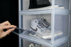 Shoe Boxes Clear Plastic Storage Containers 22h x 36w x 29d cm Heavy Duty