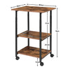 HOOBRO Mobile Printer Stand 3-Tier Printer Cart Projector Cart Industrial Style