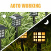 2Pack Solar Power Lights LED Spot Wall Garden Outdoor Waterproof Yard Path Lamps