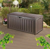 KETER GLENWOOD GARDEN STORAGE WOOD EFFECT HUGE 390 LTR