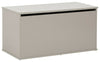 Panama Ottoman Storage bench Unit Grey ideal for bedding and blankets