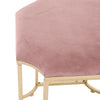 Pink Velvet Dressing Table Chair Vanity Table Stool Bedroom Makeup Dresser Seat