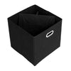 6 Piece Foldable Canvas Storage Box Fabric Cubes Toys Clothes Home Office