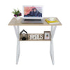 Computer Home Office Desk Corner Wooden Metal Desktop Table PC Study Workstation