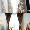2Pcs Pair of Rope 2 Ball Curtain Tie backs Holdbacks Curtains & Voiles