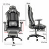 Elecwish Racing Gaming Office Chair Swivel Computer Executive Footrest Massage