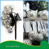Solar Powered Fairy String Lights 20 LEDs Moroccan Silver Metal Ball Fairy Lamps