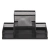 Cube Mesh Style Pen Pencil Ruler Holder Desk Stationery Storage Organizer Black