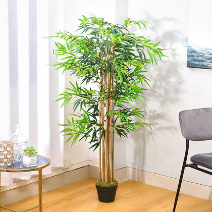 150cm Artificial Bamboo Tree Indoor Outdoor Potted Plant Garden Décor