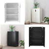 Cabinet with 2 Doors Storage Units Cupboards Cabinets 2 Shelves for Office Home