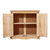 New Sideboard 2 Door Storage Cupboard Solid Mexican Waxed Pine Buffet Cabinet