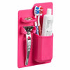 Self Adhesive Silicone Mighty Razor Toothbrush Holder Bathroom Storage Organiser