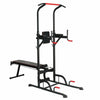 Dip Station Pull Up Bar Multi Gym Power Tower Home Fitness Equipment Machine UK