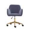 Adjustable Velvet Office Chair Home Swivel Computer Desk Chair Seat Ergonomic