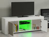 Modern TV Unit Cabinet Stand Sideboard Matt body and High Gloss Doors LED Lights