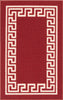 Machine Washable Non Slip Greek Key Kitchen & Hall Runners Rugs Mats Black Grey