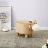 Animal Footstools Upholstered Ottoman Cushion Padded Seat Rest Stool Pouffe Gift