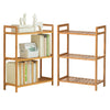 3/4/5 Tier Bookcase Shelving Unit Wood Bookshelf Free Standing Storage Display