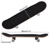 31'' Rampage Plain Skateboard Complete 7 Ply Maple Beginner To Pro Outdoor i