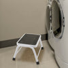 Single/Double Step Caravan Stool Steel Rubber Non Slip Lightweight Motorhome NEW