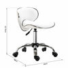 Office Chair Beauty Salon Rolling Technician Stool Chair Low Back White