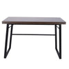 Retro Computer Desk PC Laptop Table Home Office Study Workstation MDF & Metal