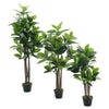 90/120/150cm Luxury Green Fiddle Fig Tree Artificial Trees & Plants Topiary Tree