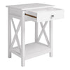 Bedside Table Cabinet Small Side End Table Nightstand Storage Organizer Stand