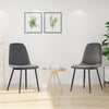 Set of 2/4/6 Velvet Dining Chairs Padded Seat Metal Legs Kitchen Home Office UK