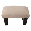 Upholstered Fabric Footstool Bench Ottoman Pouffe Chair Chesterfield Style Seat