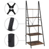 5 Tier Wooden Ladder Shelf Display Stand Unit Home Plant Flower Book Shelves